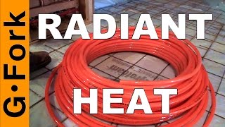 Warm Floors DIY Radiant Floor Heating  GardenFork [upl. by Syxela]