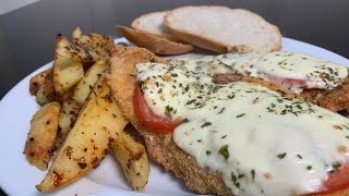 MILANESA NAPOLITANA CON PAPAS  Sublime receta [upl. by Brinna343]