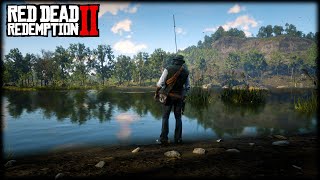 Morning Fishing on Elysian Pool  Red Dead Redemption 2 [upl. by Srednas]