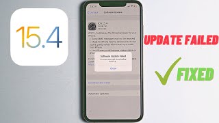 How To Fix “ Software Update Failed An Error Occurred Downloading iOS 154 “ [upl. by Menell]