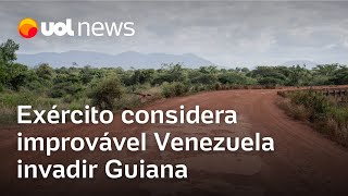 Exército brasileiro considera improvável Venezuela invadir Guiana mas fronteira é reforçada [upl. by Con163]