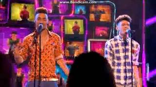 Kingsland Road sing Blame It On The Boogie  Live Week 4  The X Factor UK 2013 [upl. by Karlotte390]