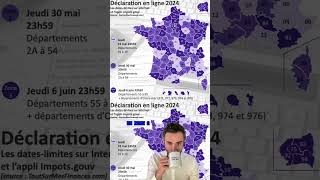 Date limite déclaration revenus 2024 selon les départements [upl. by Enuahs]