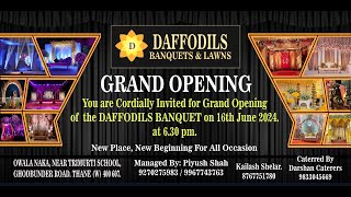 DAFFODIL BANQUET HALL IN OVALA KASARVADAVALI THANE MAHARASHTRA [upl. by Pulling]