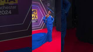 Jodie TurnerSmith Stuns on the Red Carpet  2024 EMAs [upl. by Atilegna]