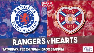 Rangers v Hearts live stream TV and kick off details for Scottish Premiership clash [upl. by Nirak]