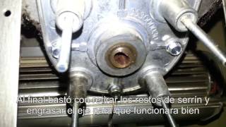 Dentro del tornillo sinfín de la estufa de pellets Reparando ruídos excesivos [upl. by Calandra]