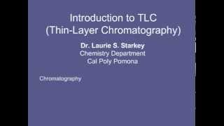 1 Introduction to TLC ThinLayer Chromatography [upl. by Anelim828]