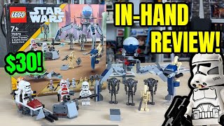 LEGO Star Wars 2024 Clones vs Droids Battle Pack Review 75372 [upl. by Niala]