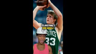 🕶️ Classic Larry Bird moment Watch Bird school rookie Reggie Miller with epic trash talk [upl. by Kurt]