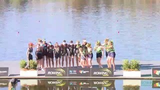 2016 SIRR  Under 17 Womens Coxed Quad Final [upl. by Lucey]