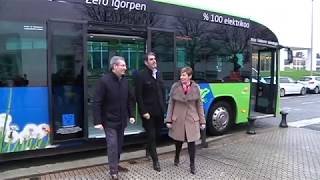 La línea 28 de dBus en Donostia será 100 eléctrica [upl. by Iznyl]