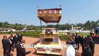 Goan Reporter EXPOSITION 2024 Procession of Relics of St Francis Xavier BasilicaSeCathedral [upl. by Jeni]