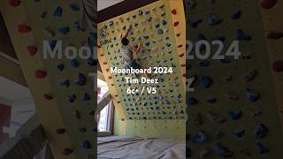 Moonboard Benchmark Tim Deez 6c  V5 [upl. by Lais]