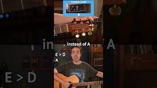 Downtune Your Guitar to Sing Easier High Notes guitarlessons guitarlesson easyguitarsongs [upl. by Dirrej]