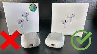 Bought Fake 50 AirPods Pro 2 Locally  Heres a Comparison amp Giveaway [upl. by Acirderf]