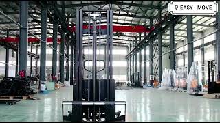 Semi Electric Battery Operated Pallet Stacker [upl. by Synn]