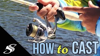 How to Cast a Spinning ReelRod  For Beginners [upl. by Thomas]