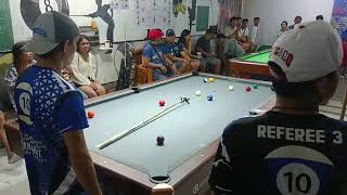 Jr basilan vs arjay makcampo1st 10 balls open handicapping billiards tournament [upl. by Ahseuqal]