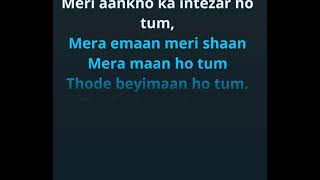 Thode badmash ho tum  karaoke [upl. by Burty]