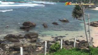 Beach property for sale near Unawatuna Sri Lnaka c LankaHousescom [upl. by Orgel466]