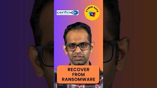 Recovering From Ransomware Attack  Explained in Seconds [upl. by Bensen]