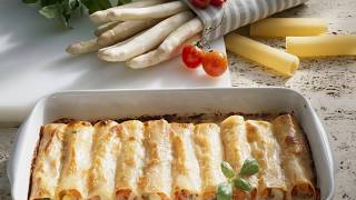 Recette  Cannellonis aux asperges [upl. by Doolittle]