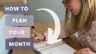 How To Plan Your Month  Monthly Planning Routine [upl. by Llen877]