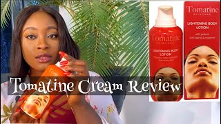 My Honest Review of Tomatine Lightening Body Lotion anti aging [upl. by Maurilia]