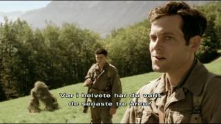 Band Of Brothers scene  Joseph Liebgott and German soldierSwedish Subtitles [upl. by Katz385]