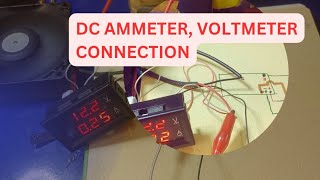 learnelectronics diy how to connect DSNVC288 VoltmeterAmmeter [upl. by Nniroc186]