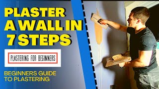 FULL Beginners Guide To Plastering A Wall7 Steps You MUST FOLLOW For Success [upl. by Oludoet]