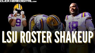 LSU Football  Who is LSU ADDING and LOSING from the roster during the offseason [upl. by Ayiram]