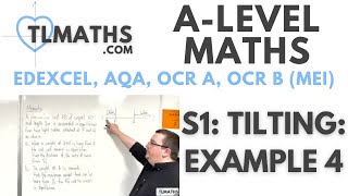 ALevel Maths S123 Tilting Example 4 [upl. by Ahsekal]