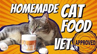 Balanced Tasty Homemade Cat Food Recipe [upl. by Lewie179]