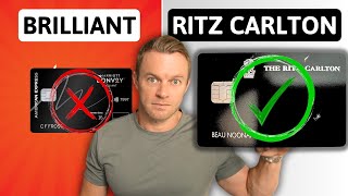 RitzCarlton Card vs Amex Marriott Bonvoy Brilliant Best Hotel Credit Card of 2024 [upl. by Ladnyk486]