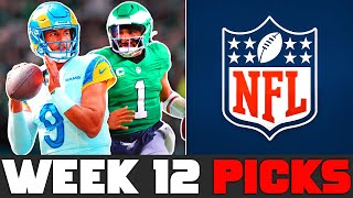 NFL WEEK 12 PICKS 2024 [upl. by Turley]