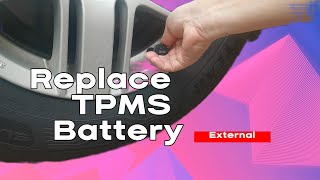 How to Change Your External TPMS Battery A StepbyStep Tutorial [upl. by Otrebogir53]