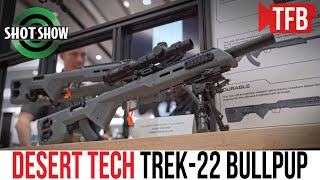 Desert Tech Trek22 Ruger 1022 Bullpup Chassis SHOT Show 2022 [upl. by Najed]