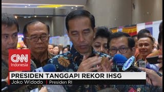 IHSG Cetak Rekor Baru Ini Harapan Presiden Jokowi [upl. by Elbam]