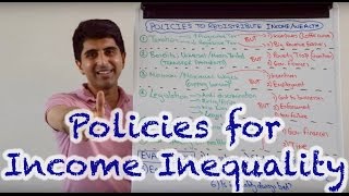 Policies to Redistribute Income and Wealth with Evaluation [upl. by Otsuj883]