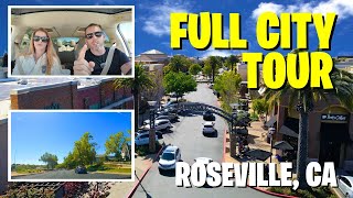 What Does Living In This TOP SACRAMENTO Suburb Look Like Full Map amp Driving Tour Roseville CA [upl. by Orozco]