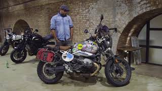 Motorcycle Adventurer July Behl and his BMW nineT Scrambler [upl. by Ardis]