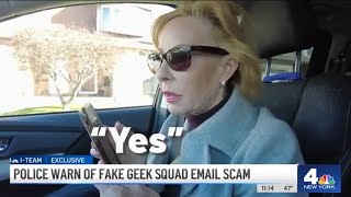 SCAMMERS Hijack Best Buys Geek Squad Name to Con Unsuspecting Customers  NBC New York [upl. by Ydok]