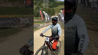 IXS downhill cup Les2Alpes qualifying 🇫🇷🔥 11th place 🚴‍♂️💪 downhill mtb ixs racing kellys [upl. by Enelehcim]