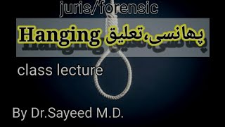 Asphyxial deathHANGINGپھانسی لگانا،تعلیق،UNANI SCHOLAR CCIM SYLLABUS JURISFORENSIC طب قانونی [upl. by Anirrok]