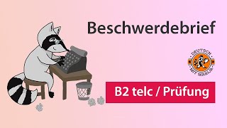 Beschwerdebrief B2 Sprachkurs  Prüfungsvorbereitung B2 telc [upl. by Yuk]