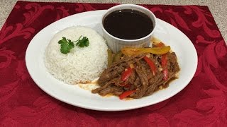 Ropa vieja Receta Cubana fácil de preparar Receta Traditional [upl. by Eidnyl]