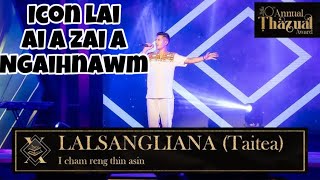 Lalsangliana  I Cham Reng Thin AsinThazual Award  RamBoss React [upl. by Spring899]