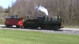 Western Maryland J1 Whistle on PRR 643 [upl. by Cichocki858]